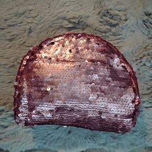 Pink Sequin Clutch Bag New